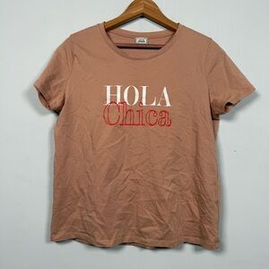 Pimkie "Hola Chica" graphic t-shirt, Size Small